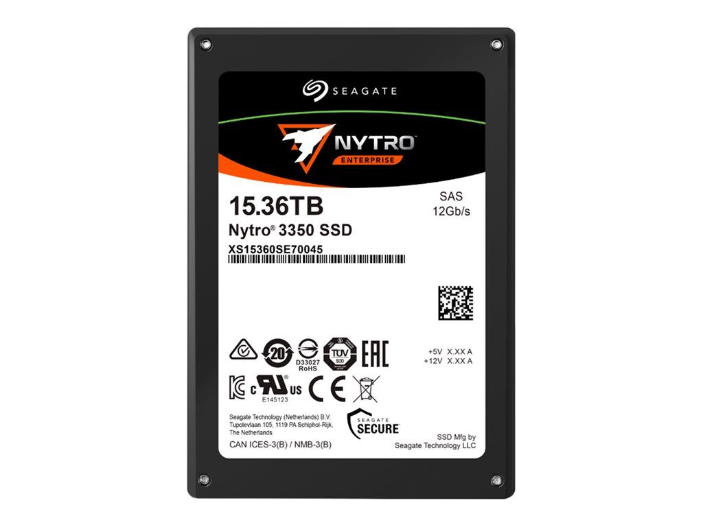 Seagate Nytro 3350 - 15.36TB Internal SSD - SAS 12Gb/s