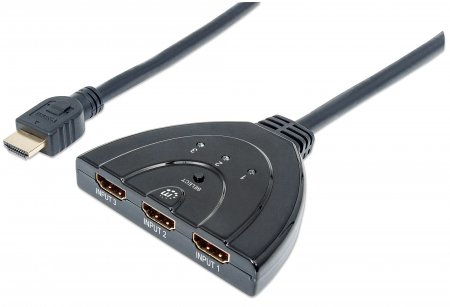 Conmutador de vídeo HDMI IC Intracom 3 entradas
