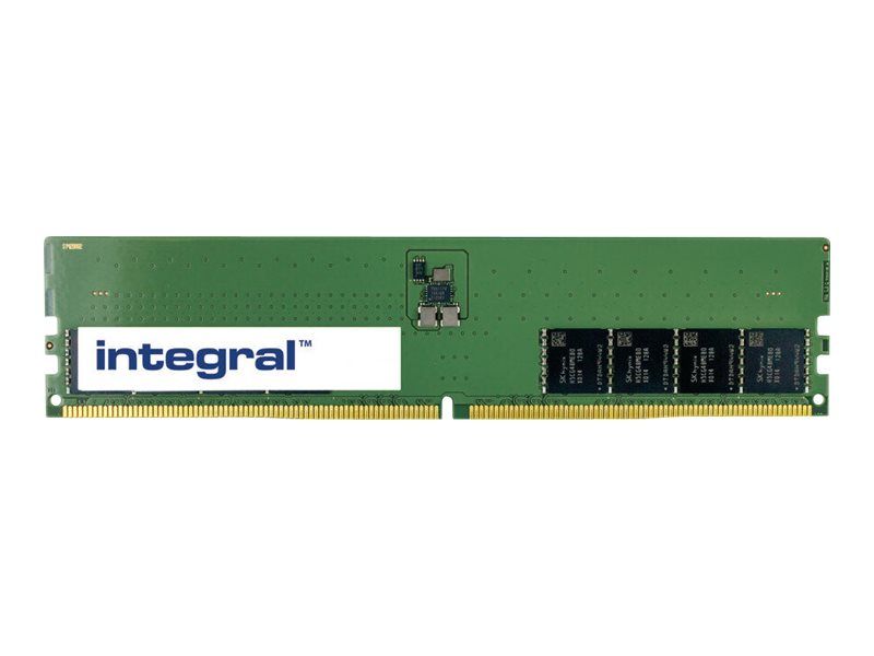 Integral DDR5 32GB (288-Pin DIMM, 4800MHz/PC5-38400, CL40, 1.1V, Unbuffered Memory, On-Die ECC)