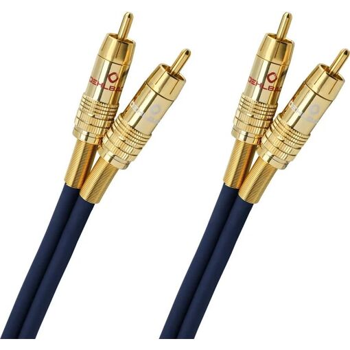 Oehlbach NF 1 Master Set - Audio Cable - RCA (M) to RCA (M) - 10m - Blue