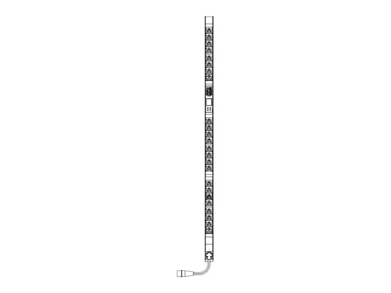 Legrand LCS³ Zero-U PDU - 3.7 kW, 230V AC, Ethernet 10/100, RS-232, IEC 60309 2P+E Connectors