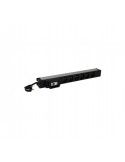 Legrand LCS³ - Sector Distribution Unit (Rack-Mountable) - 230V AC - 3.7kW - Single Phase - Input: CEE 7/7 Power Socket - Output Connectors: 6 (6x Type E) - 1U - 19" - 3m Cable - France