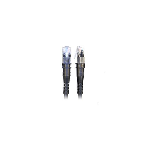 PatchSee ThinPATCH - Câble RJ-45 M/M FTP de 1,8 m - Noir