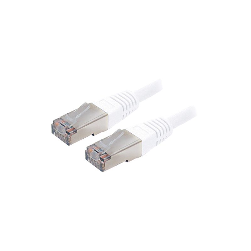 Cable Ethernet Omenex RJ45 CAT 5 recto macho a macho - blindaje FTP de 5 m