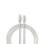 Cable Nedis Lightning a USB-C 2,00 m