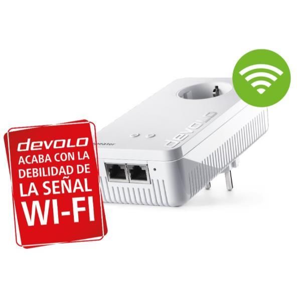 Devolo WiFi Repeater+ ac (1200 Mbps, 2 Ports Ethernet, Blanc)