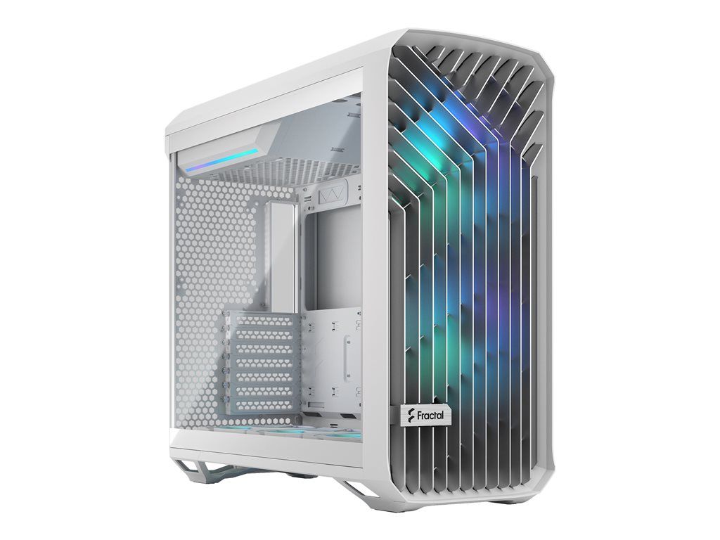 Fractal Design Torrent - Tower Case - Extended ATX - Tempered Glass Side Panel - No Power Supply (ATX) - White - USB/Audio