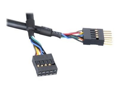 Akasa USB Extension Cable - 40cm - Black