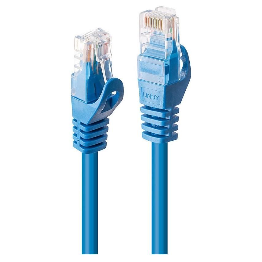 Lindy Basic CAT 6 RJ-45 Cable, 7.5m Blue