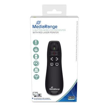 MediaRange Wireless Remote Control MROS220, Black