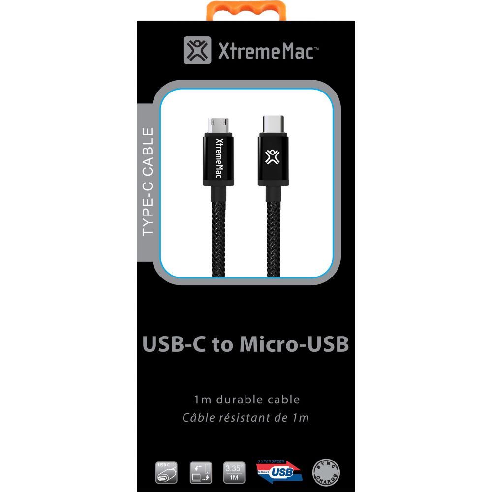 Xtrememac USB-C to Micro-USB Cable XCL-UCM-13