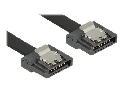 Delock FLEXI SATA Cable - 1m, Serial ATA 150/300/600, Black