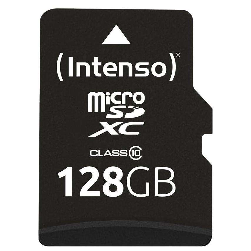Intenso microSDXC Card - 128GB - Class 10 + SD Adapter