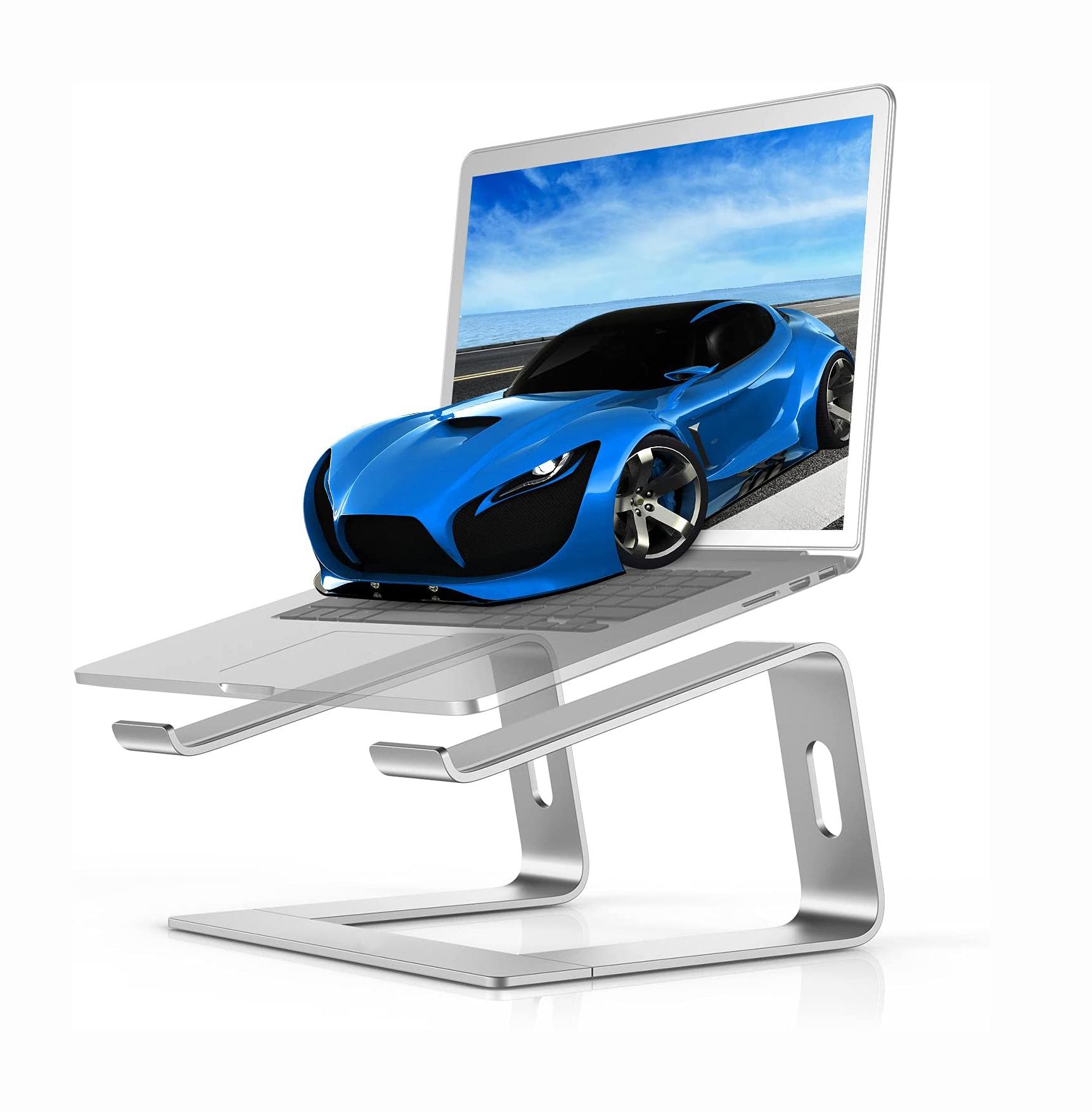 Ergonomic Aluminum Laptop Stand for 10-15.6 Inch Laptops