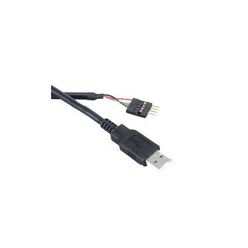 Akasa EXUSBIE-40 USB Cable - 2.0, 40cm, Black