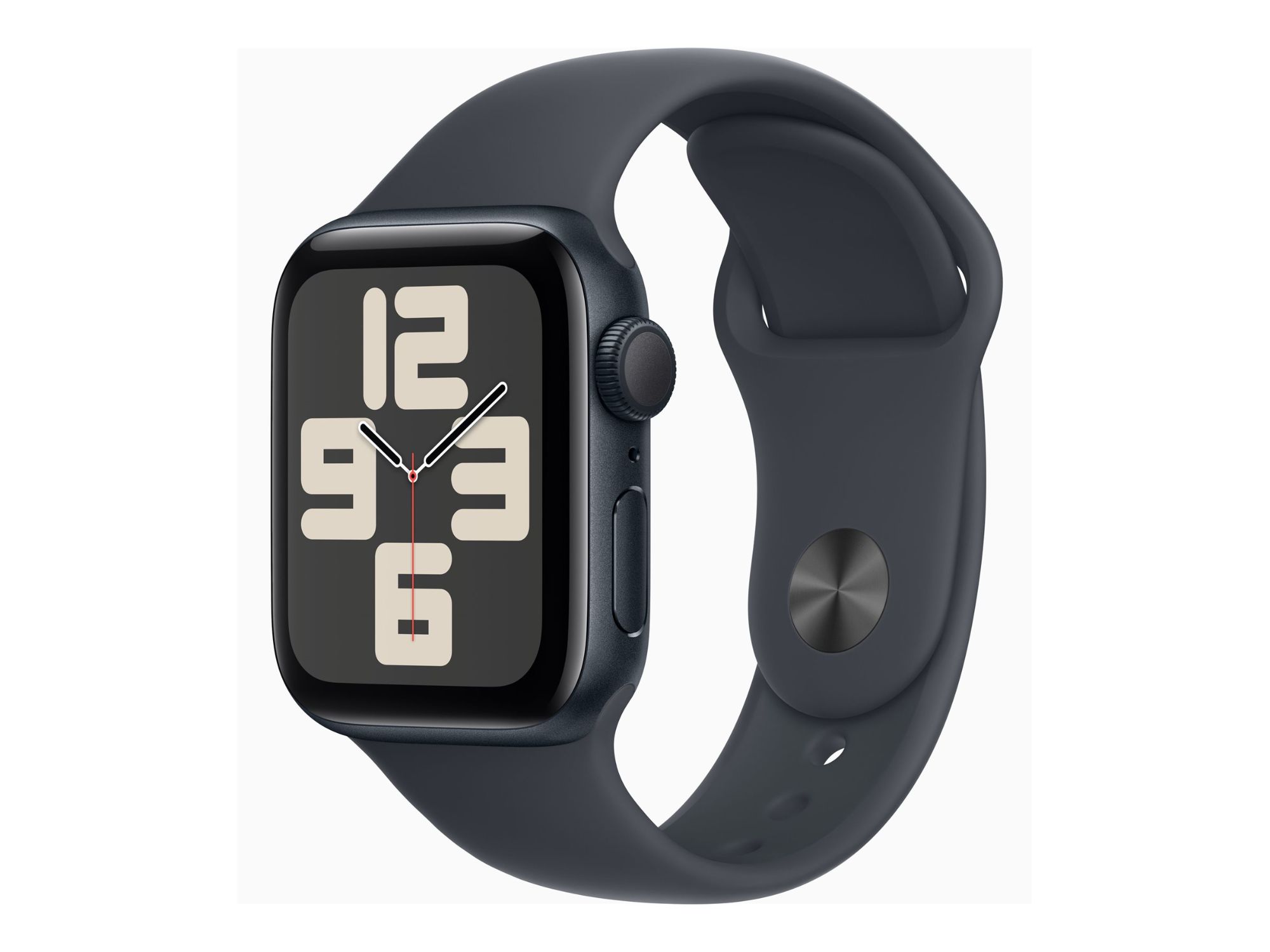 Apple Watch SE (GPS) - 2nd Generation - 40mm - Midnight Aluminium - Sport Band - Fluoroelastomer - M/L Band Size - 32GB - Wi-Fi 4, Bluetooth