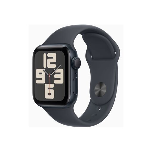 Apple Watch SE (GPS) - 2ª Generación - 40 mm - Aluminio medianoche - Banda deportiva - Fluoroelastómero - Tamaño de banda M/L - 32 GB - Wi-Fi 4, Bluetooth