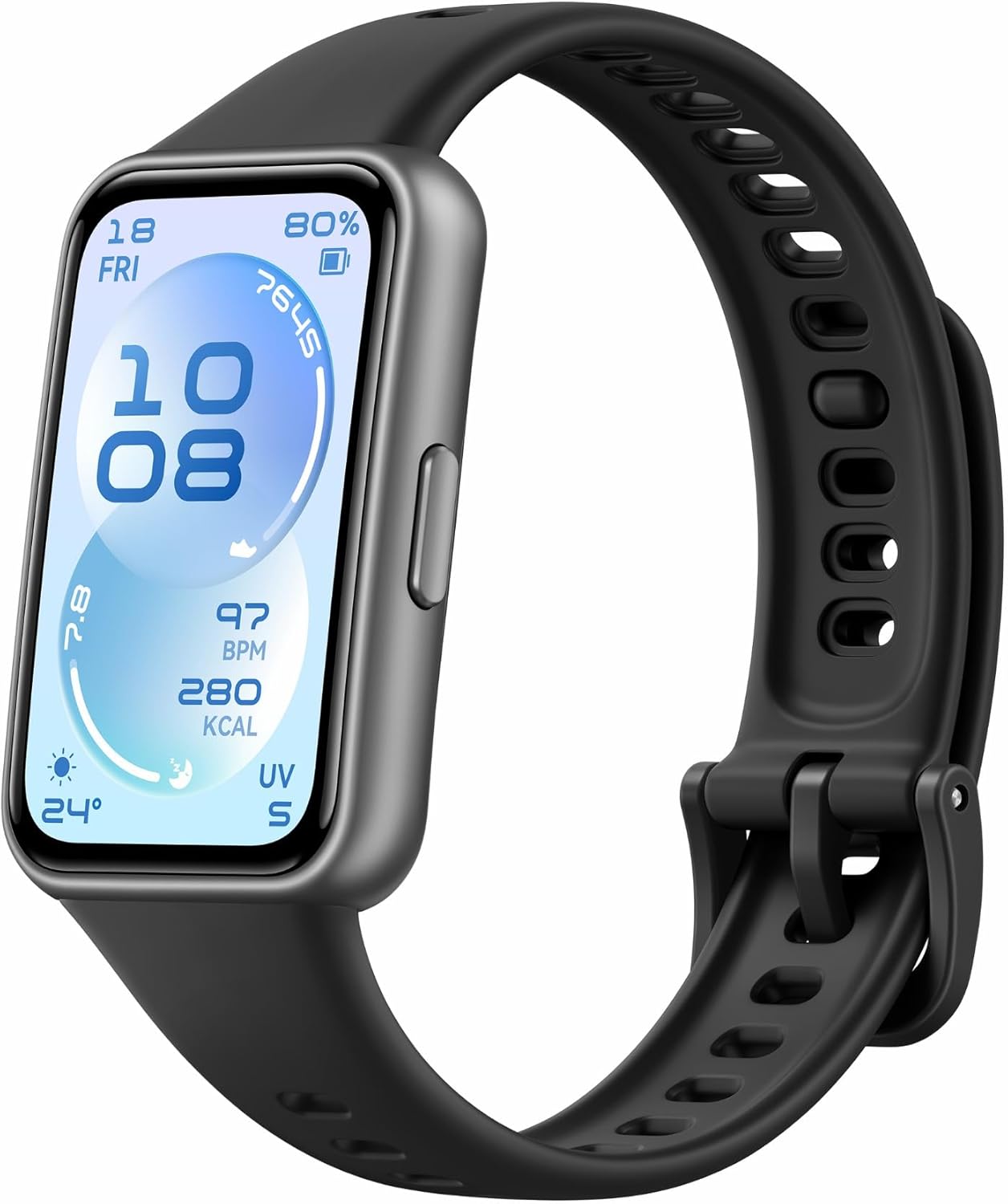 Huawei Band 11 Smartwatch, Activity Tracker with AMOLED 1.62-inch Display, Sleep HRV Average, Up to 14 Days Battery Life, Android & iOS, Black