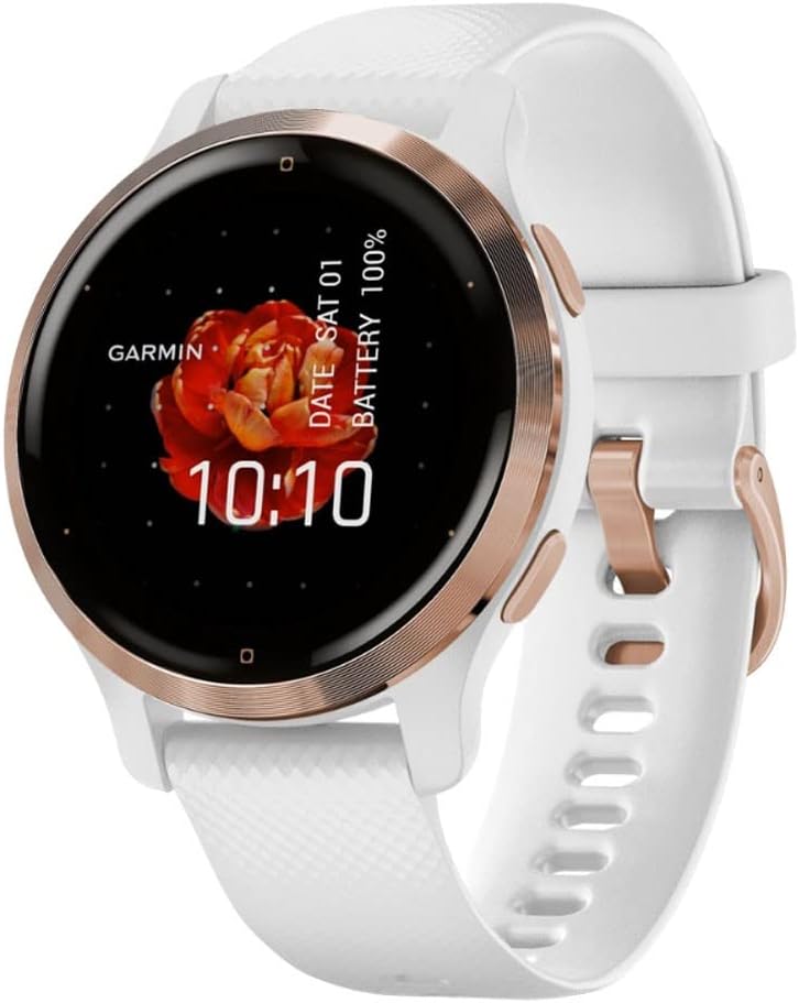 Garmin Venu 2S - Slim GPS Fitness Smartwatch with Ultra-Sharp 1.1" AMOLED Touch Display, Health Features, Over 25 Pre-Installed Sports Apps, Music Pay