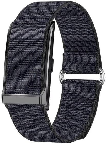 Somnïa Minimalist Smart Bracelet, 2 Bands Included, No Screen Display, Activity Tracker, Blood Pressure Monitoring, Heart Rate, Oxygen Saturation, Stress (Black Bracelets)