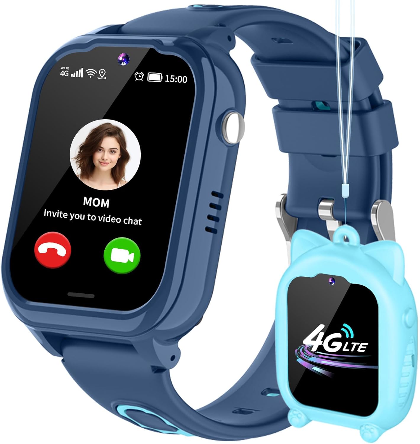 Reloj inteligente para niños JUBUNRER 4G con rastreador GPS