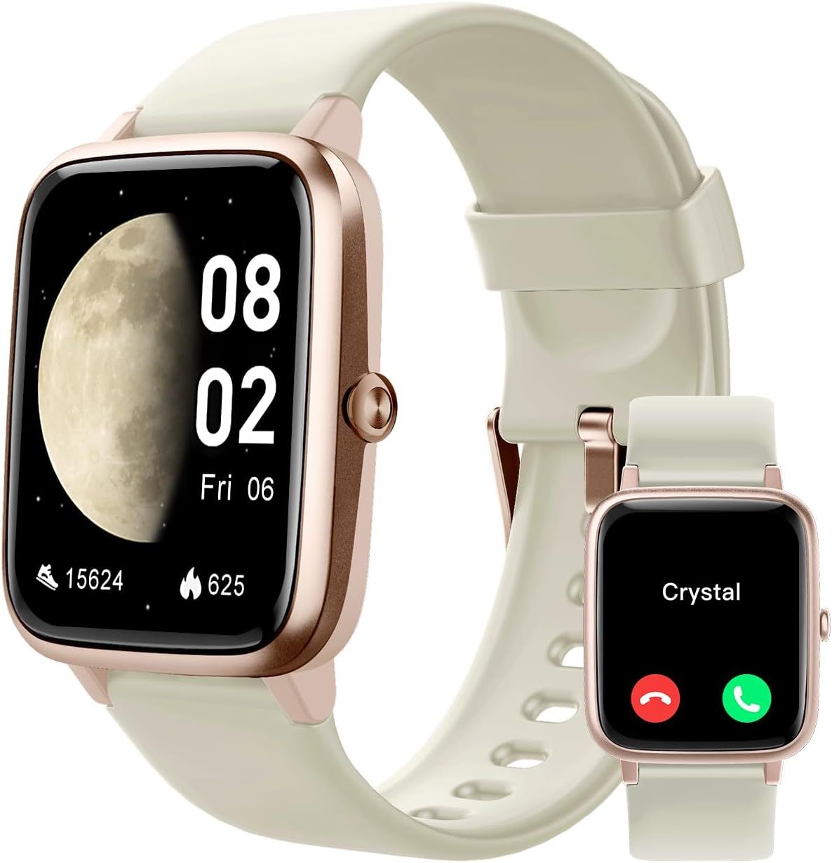 GRV Smartwatch for Men and Women - Bluetooth Call, Sport Modes, Sleep Tracker, IP68 Waterproof