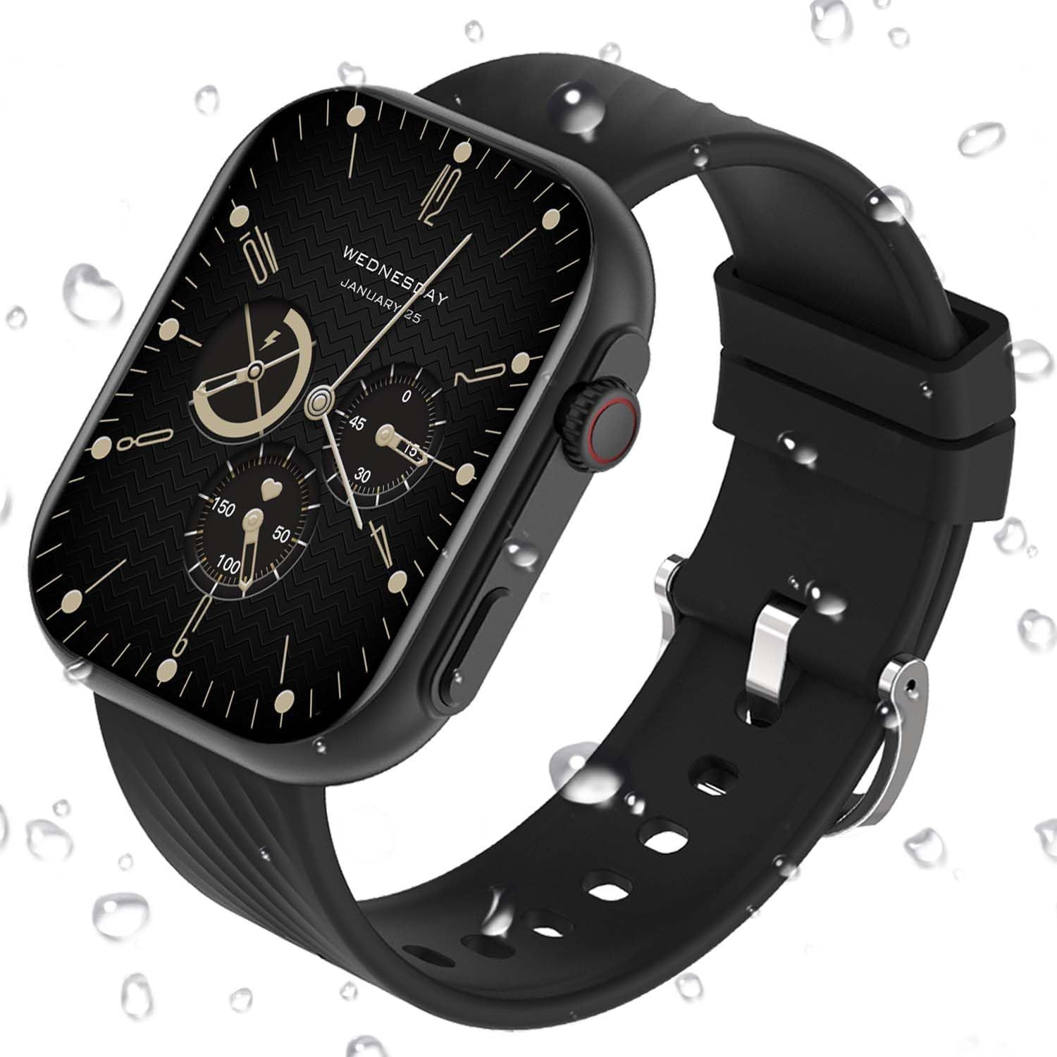 AVUMDA Smartwatch for Men and Women, 2.01" Bluetooth Call Watch, 120+ Sport Modes Tracker with Podometer/Sleep/Heart Rate Meter