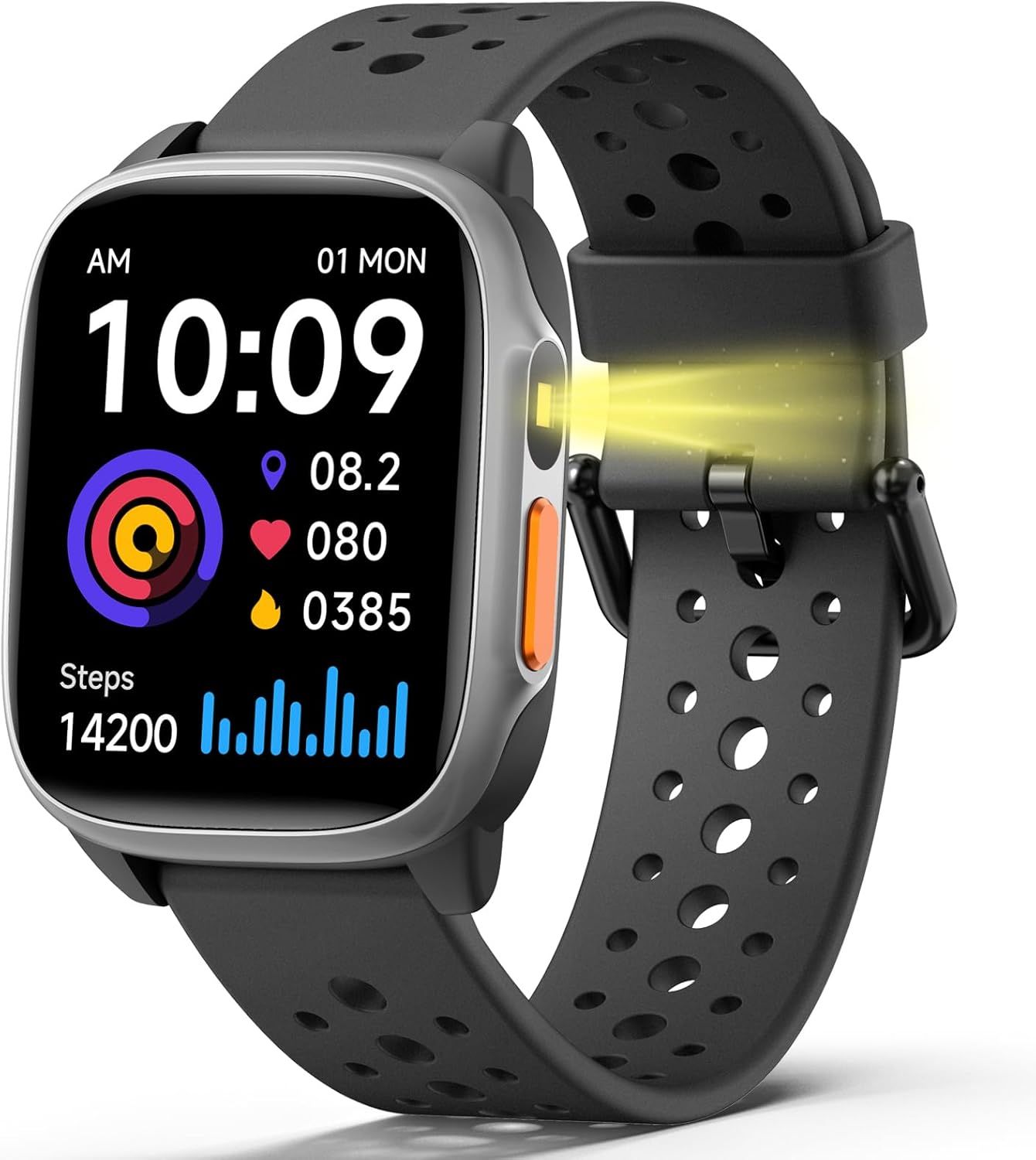 Meoonley Kids Smartwatch, 1.5'' Screen, 140+ Sport Modes, Sleep Tracking, No App Required, Gift for Boys 6-15 Years Old