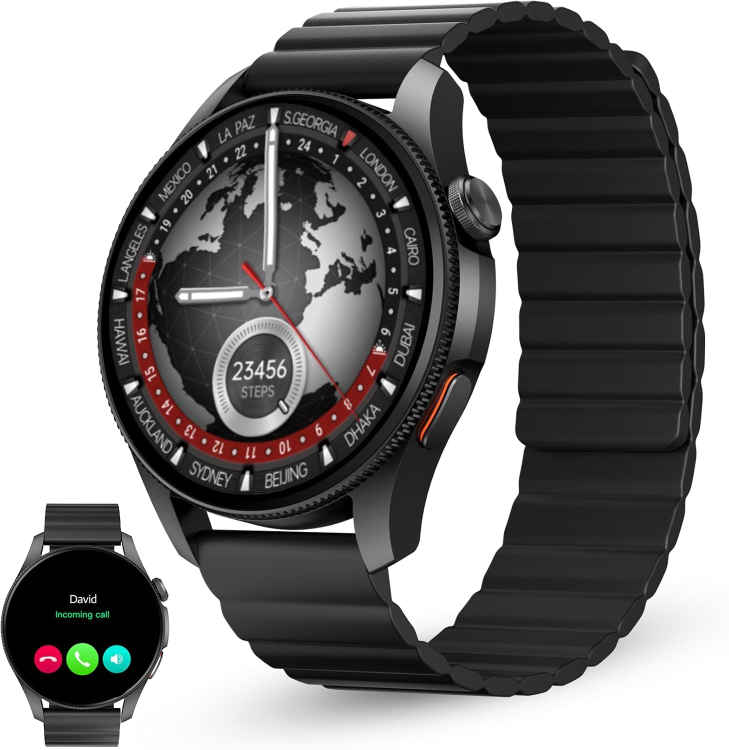 Reloj inteligente KSIX Horizon - 1,43 pulgadas AMOLED Negro