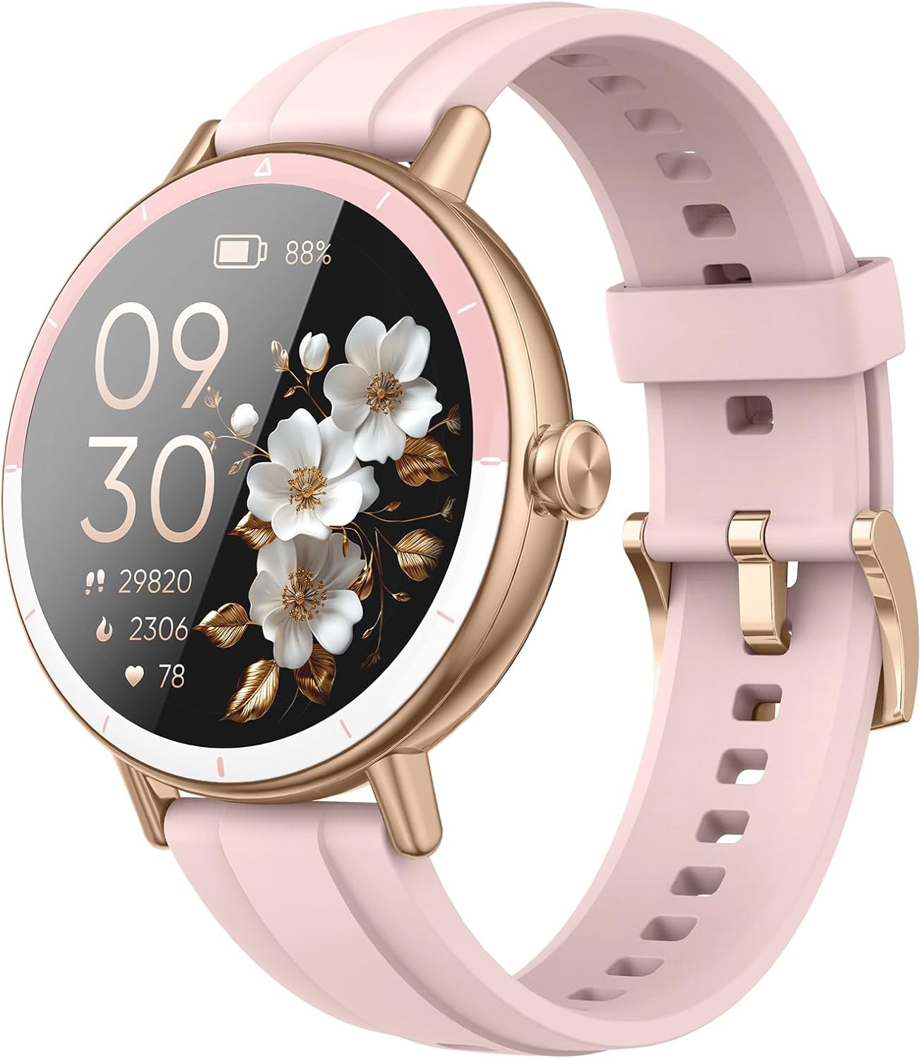 Reloj inteligente Cillso de 1,95'' HD con llamadas Bluetooth, 110+ modos deportivos con monitorización del sueño/frecuencia cardíaca/pasos, resistente al agua IP68