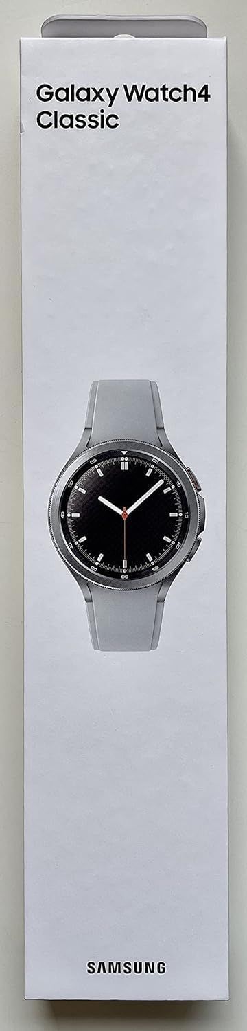 Samsung Galaxy Watch 4 Classic R890 46mm Smartwatch GPS WiFi (International Model) (Silver)
