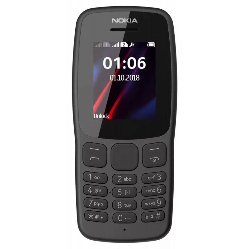 Nokia 106 Dual SIM - Black