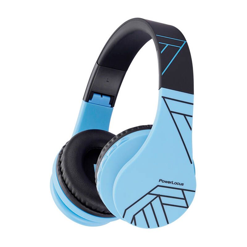 PowerLocus P1 Kids Wireless Headphones (Blue & Black)