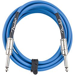 Fender Contour Series Instrument Cable, 3m, Lake Placid Blue