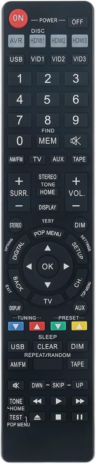 AVR700 Remote Control Replacement for Harman Kardon AV Receiver