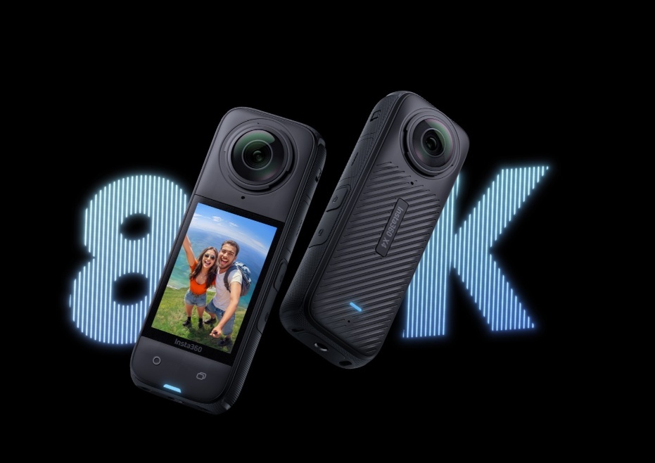 INSTA360 X4 8K Waterproof Sport Camera - Black