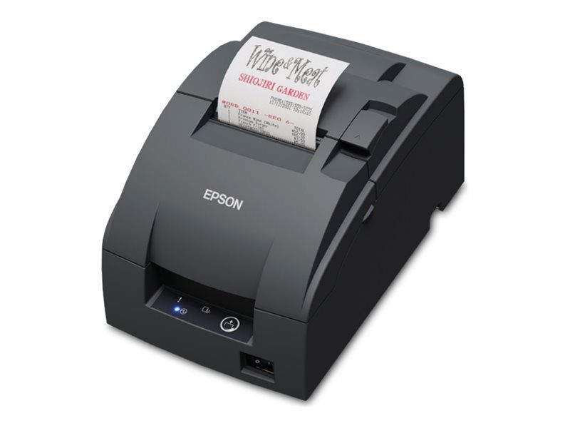 Impresora Epson TM U220IIB - 2 Colores (Monocromática) Matriz - Rodillo de 7,6 cm - 16 ppi - 9 Pin - Hasta 8.8 Líneas/Seg - LAN - Herramienta de Corte