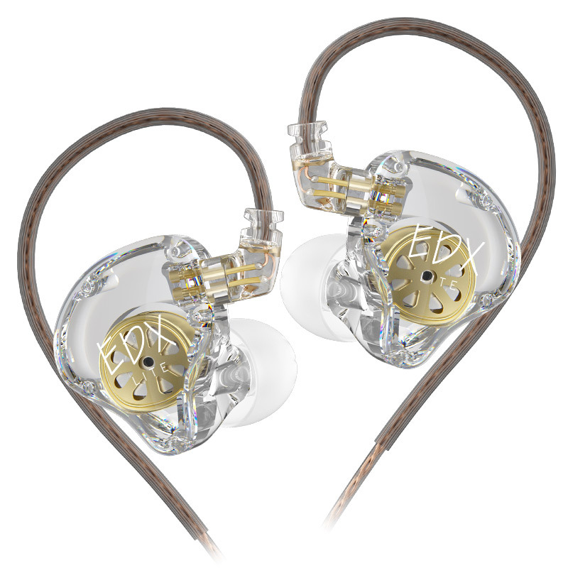 SZSMART KZ-EDX Lite HIFI In-Ear Headphones, Transparent