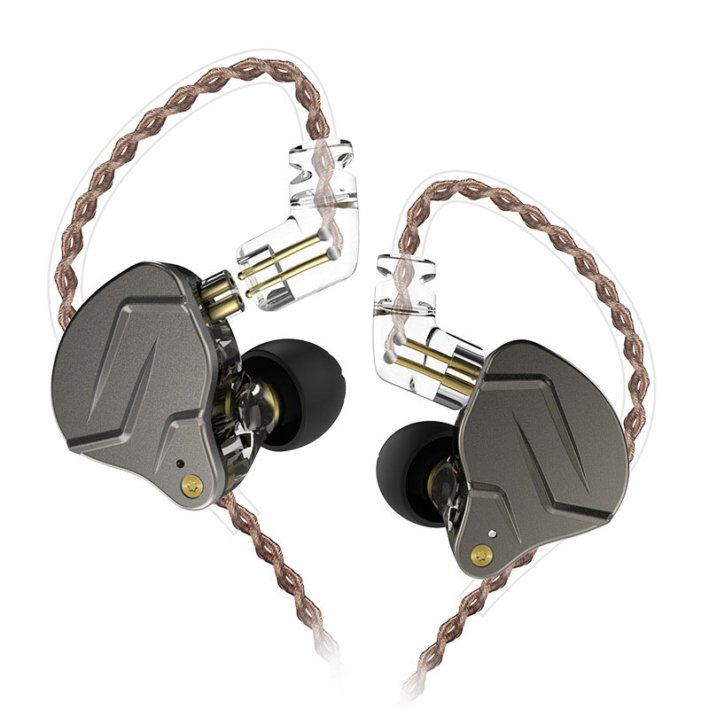 Écouteurs intra-auriculaires SZSMART KZ-ZSN PRO courbés (sensibilité de 109 dB - sous-grave)