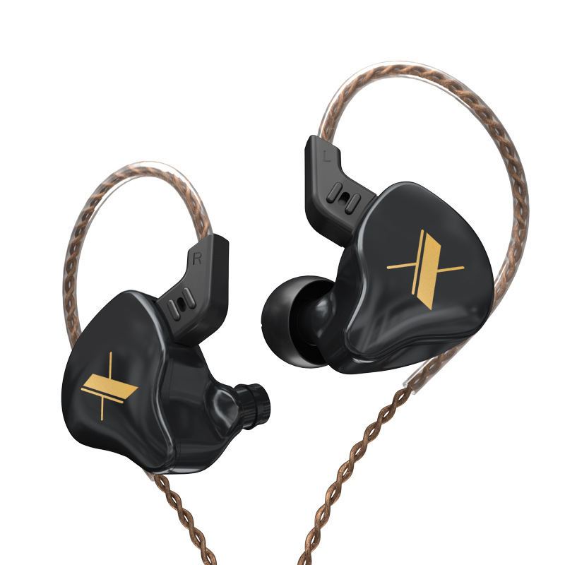 SZSMART KZ EDX HIFI In-Ear Headphones (Black, 112dB Sensitivity)