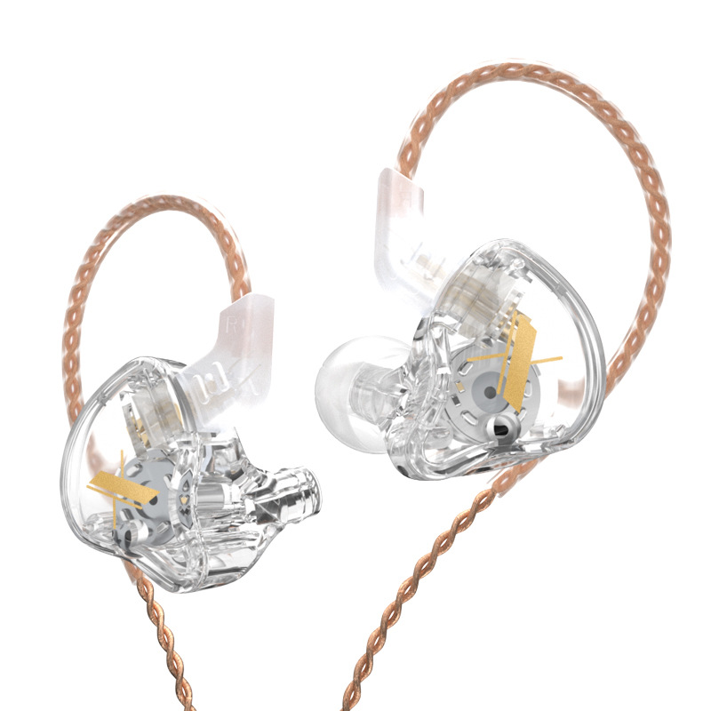 SZSMART KZ EDX HIFI In-Ear Headphones, Transparent (In-Ear - 112 dB Sensitivity)