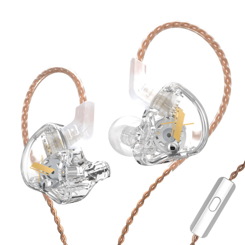 SZSMART KZ EDX HIFI In-Ear Headphones with Transparent Design (112dB Sensitivity)