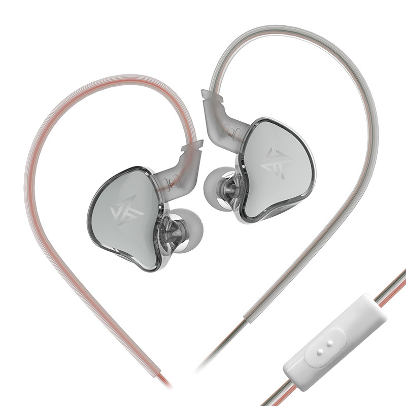 Écouteurs intra-auriculaires SZSMART KZ EDCX Hi-Fi avec microphone - Gris