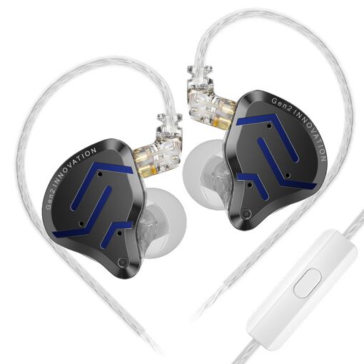 Auriculares inalámbricos SZSMART KZ ZSN PRO 2 HIFI con micrófono (sensibilidad 108 dB), azul