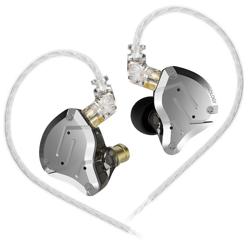 SZSMART KZ-ZS10 PRO HIFI In-Ear Headphones (Black, 111 dB Sensitivity)