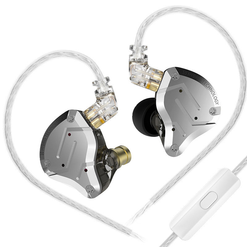 SZSMART KZ-ZS10 PRO HIFI In-Ear Headphones with Microphone - Black (111 dB Sensitivity)