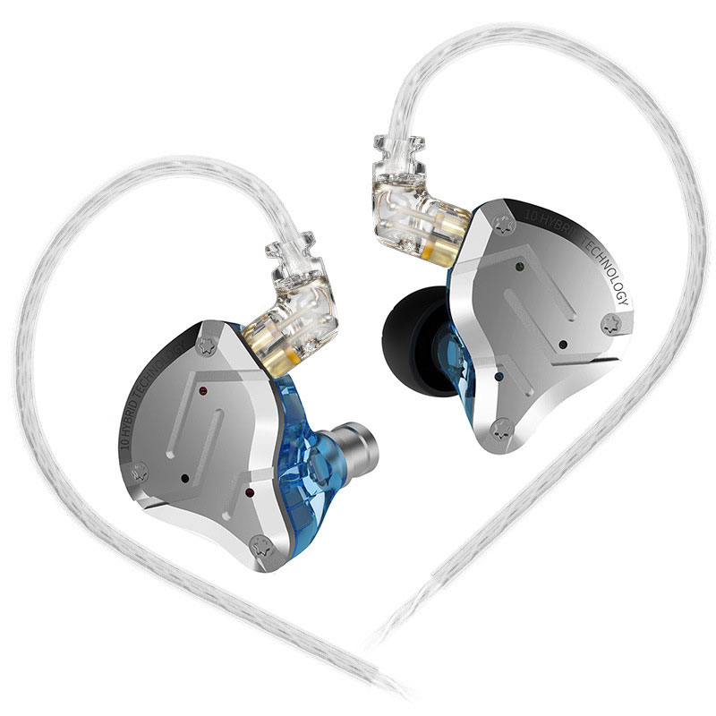 SZSMART KZ-ZS10 PRO HIFI In-Ear Headphones (Blue, 111 dB Sensitivity)