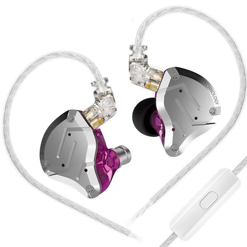 SZSMART KZ-ZS10 PRO HIFI In-Ear Headphones with Microphone (111dB Sensitivity)