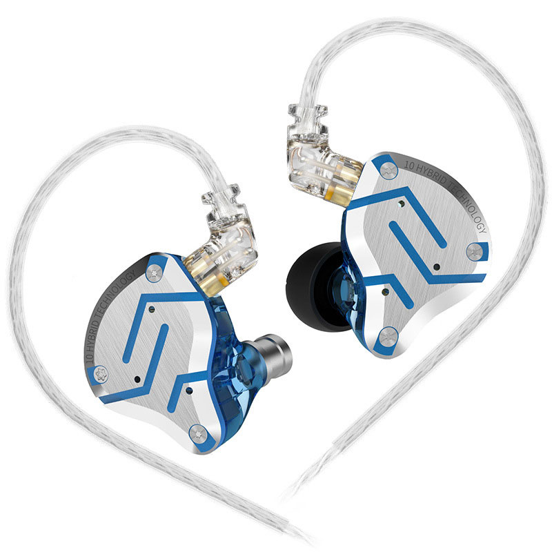 SZSMART KZ-ZS10 PRO HIFI In-Ear Headphones, Lavender Blue (In-Ear - 111dB Sensitivity)