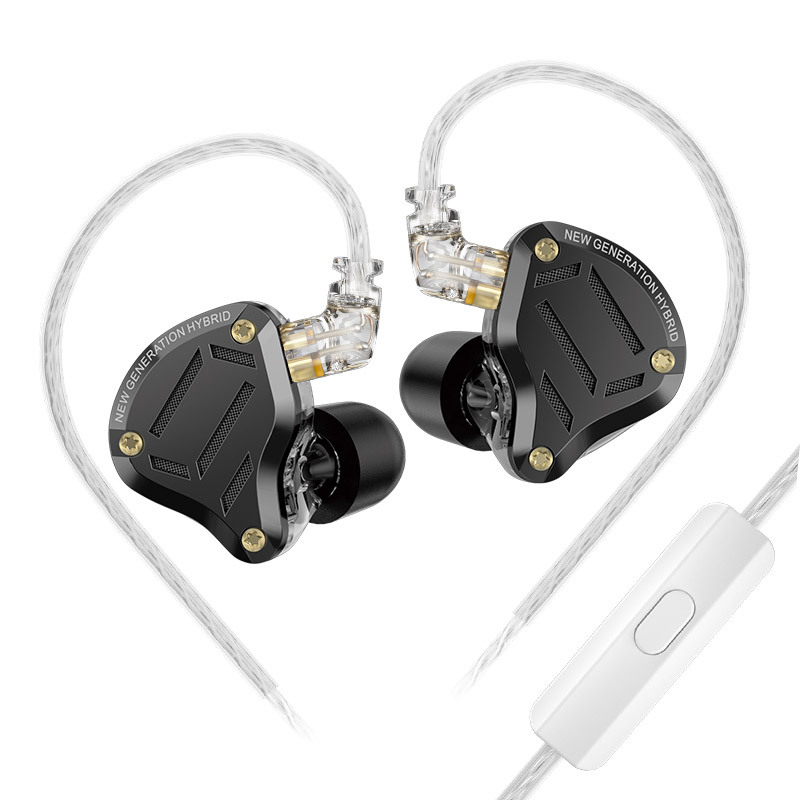 SZSMART KZ-ZS10 PRO 2 In-Ear Headphones with Microphone, Black (Sensitivity: 108±3db)